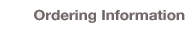 Ordering Information